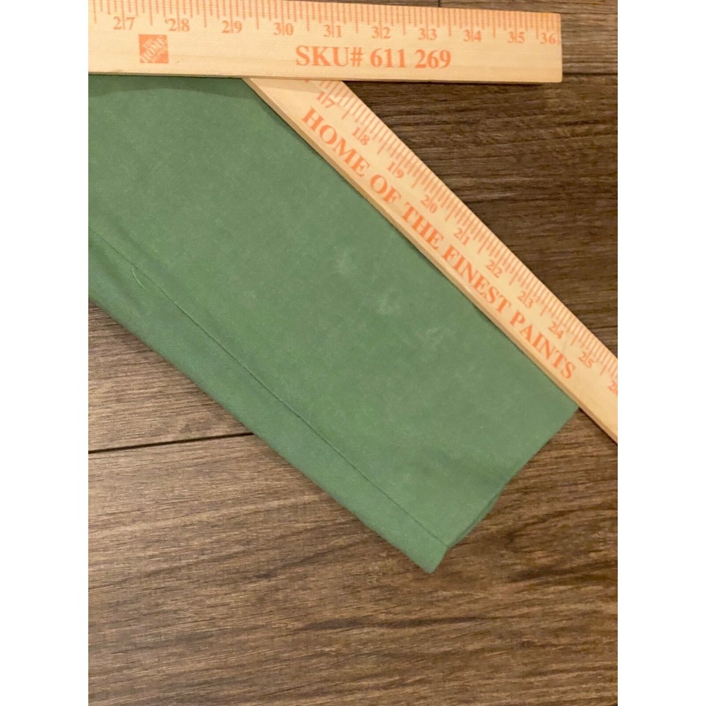 Free People Olivia Jacket Small Double Breasted Belted Green Linen Career Wear - Picture 7 of 8